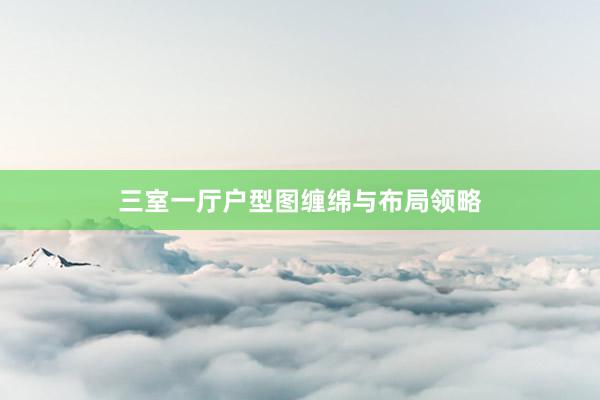 三室一厅户型图缠绵与布局领略